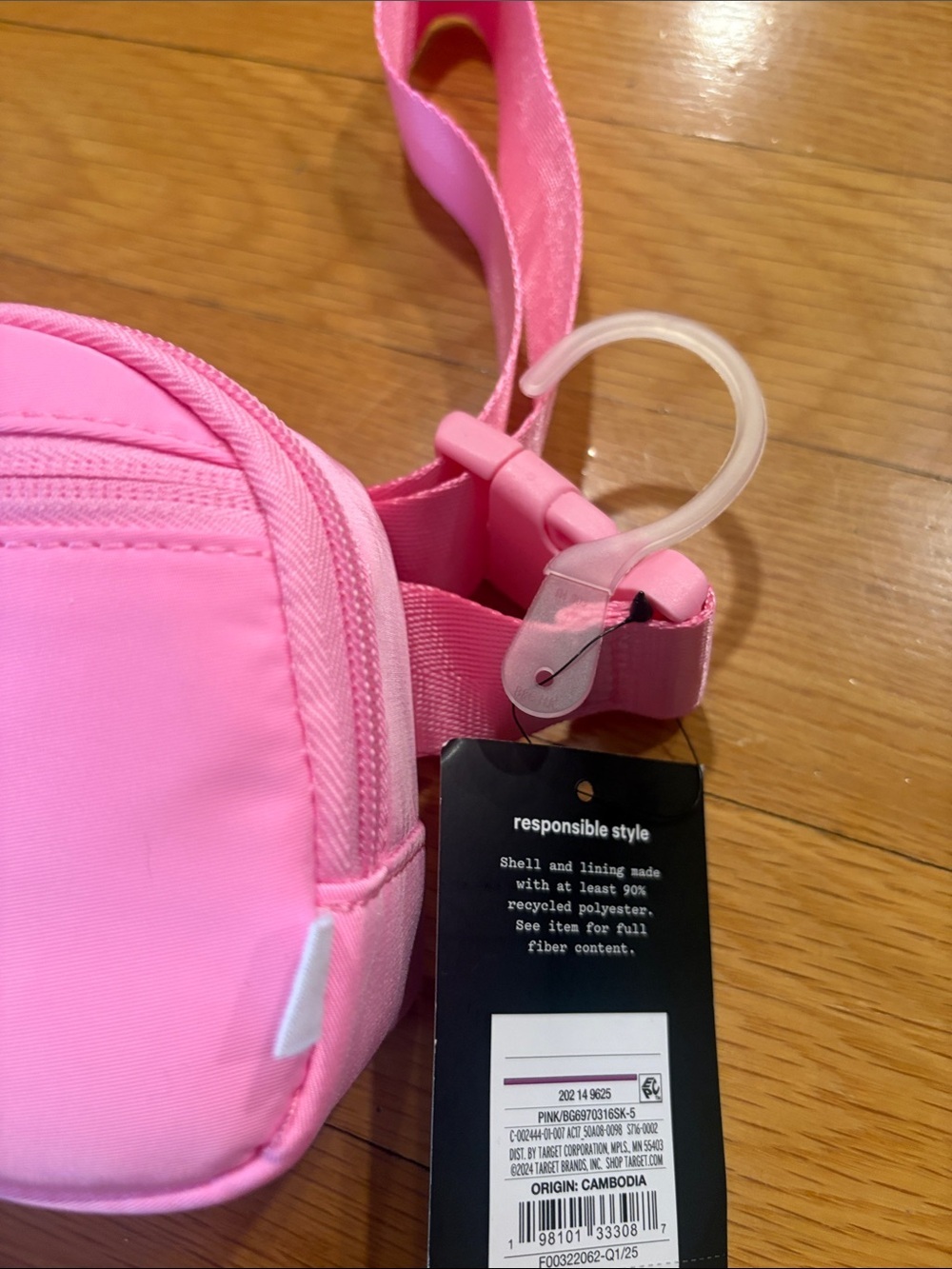 Pink Crossbody Pouch Bag -kids - Picture 3 of 3